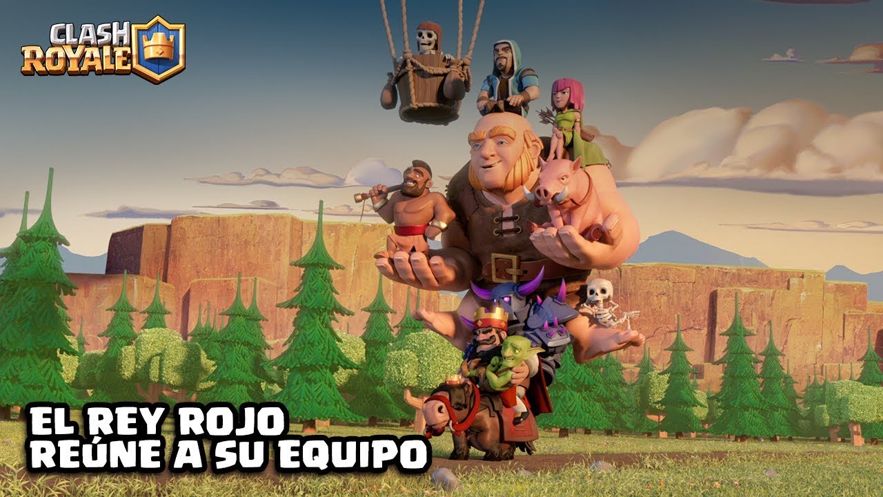 Clash Royale en Espa&ntilde;ol: El Rey Rojo re&uacute;ne a su equipo