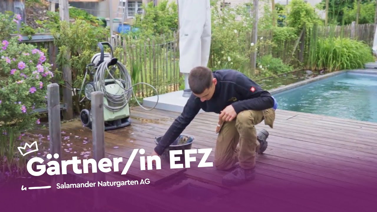 Wachse mit als Gärtner/in EFZ bei der Salamander Naturgarten AG | Lehrstellenvideo | Yousty