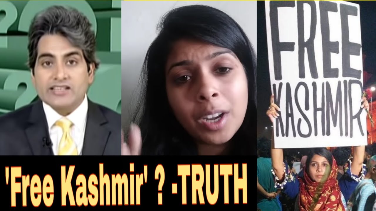 'Free Kashmir' Poster Girl: Zee News Propaganda Vs. TRUTH | Blur Face