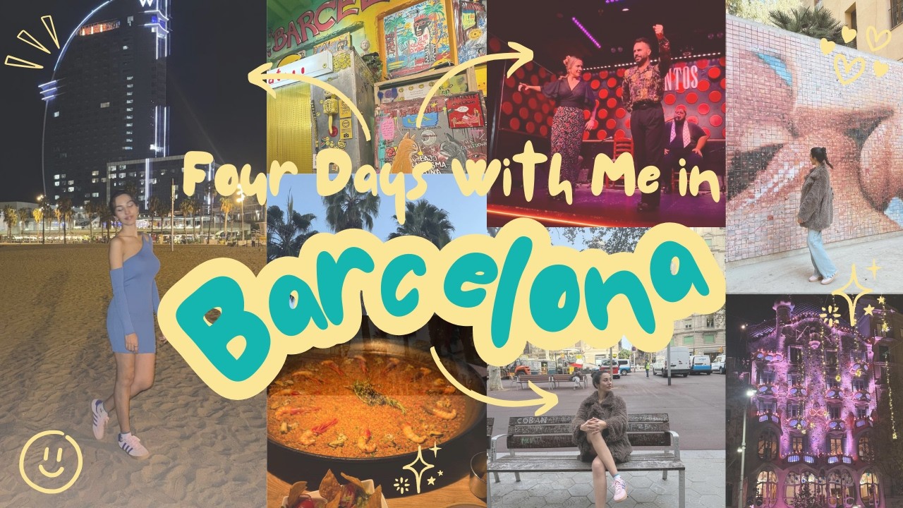 Barcelona Vlog 🇪🇸 | The World’s Best Pizza | Gaudí Architecture & Shopping Spree