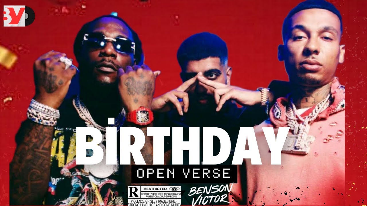 Fredo, Burna Boy, Steel Banglez - BIRTHDAY (OPEN VERSE) Instrumental BEAT + HOOK By Benson Victor 