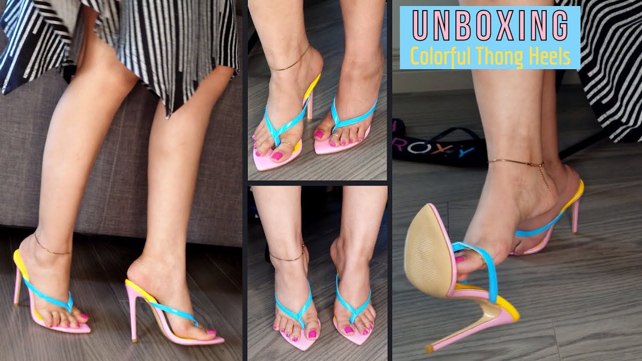●Unboxing● Colorful Thong High Heels & Roses From Rose Forever, New York
