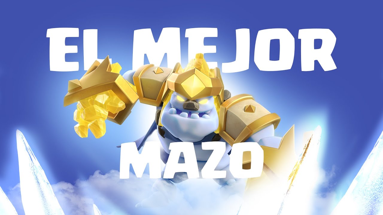 El mejor MAZO con Golem de Hielo Héroe en Clash Royale