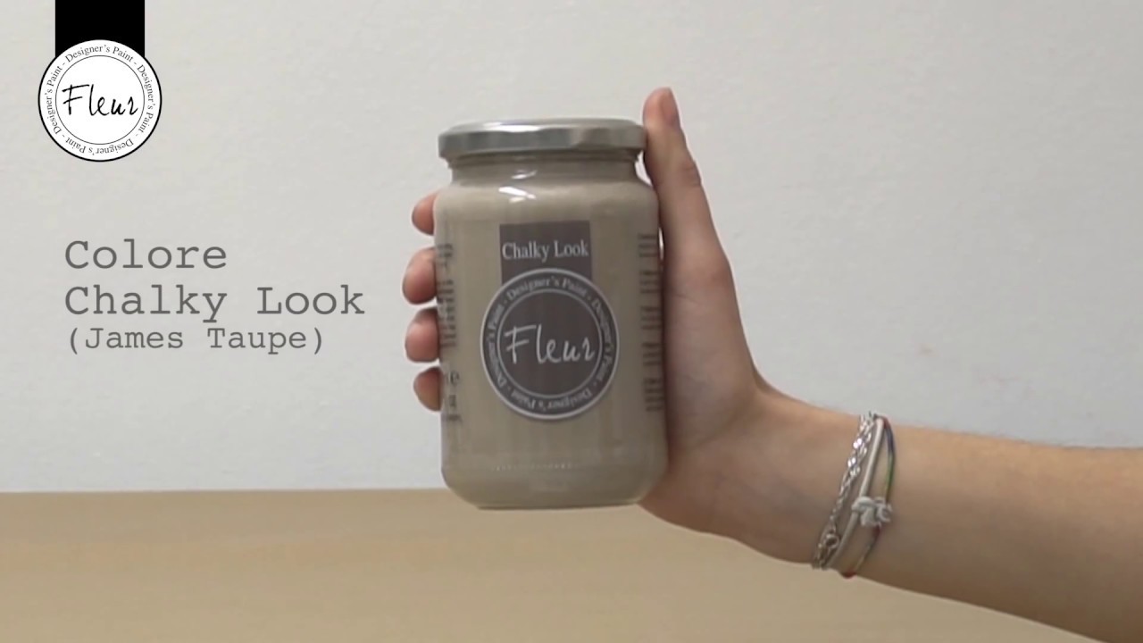 🇮🇹 SHABBY CHIC Tecnica a cera con Fleur Designer's Paint James Taupe