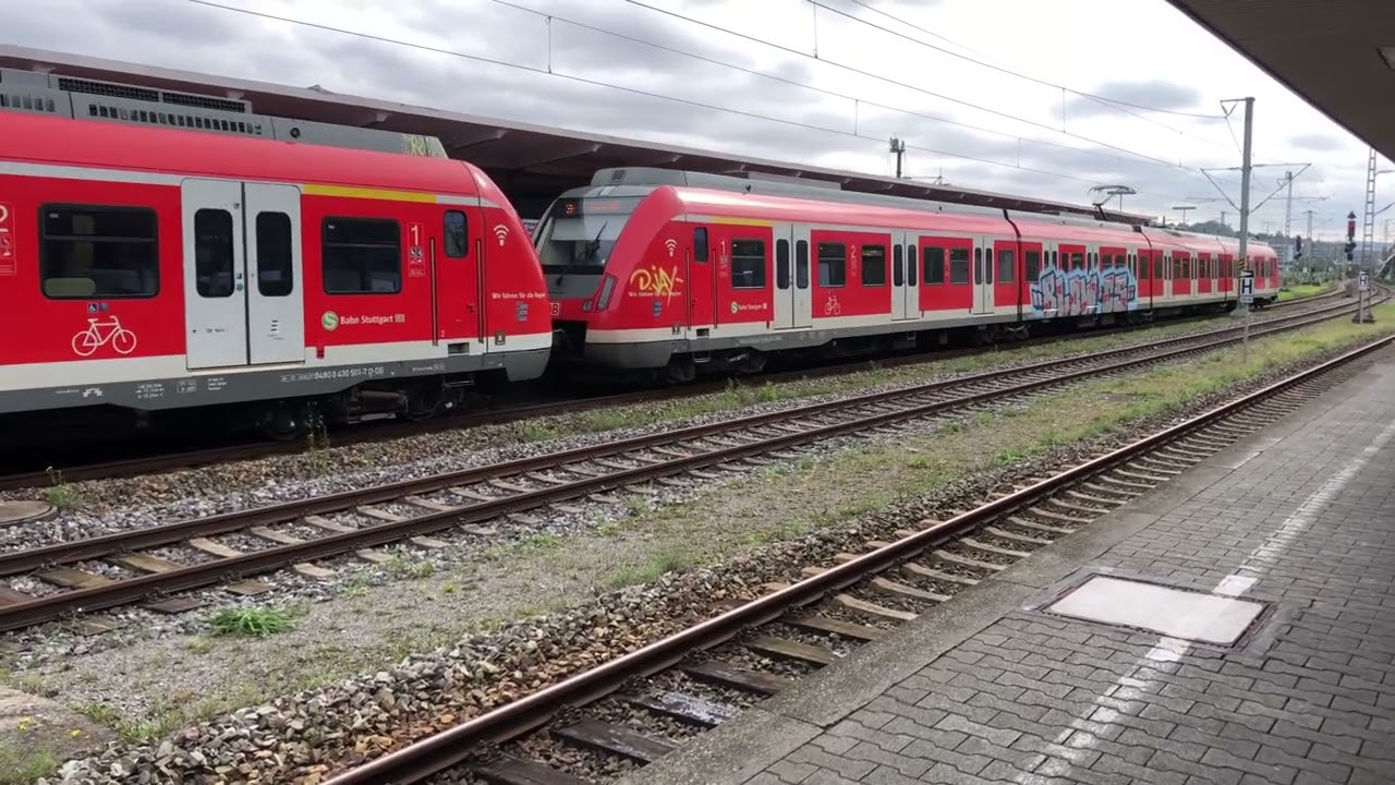 Zugverkehr in Stuttgart-Zuffenhausen [Teil 1]