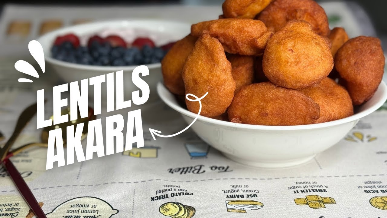 Crispy Lentil Akara Recipe | Nigerian Street Food Snack Made Easy