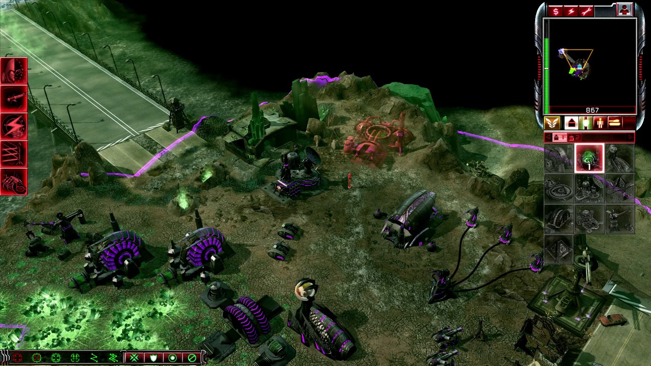 Black Hands Fog Of War Vs Scrin C&C3:KANESWRATH Skirmish Fun Whilst C&C:Online Is Quiet HD PC 4K RTS