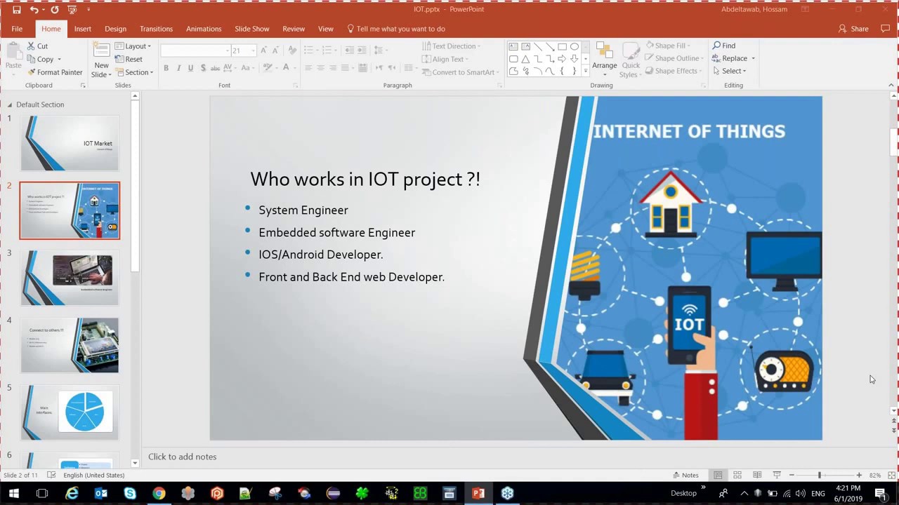 IOT Market Intro Webinar by Hossam Adel (Arabic)