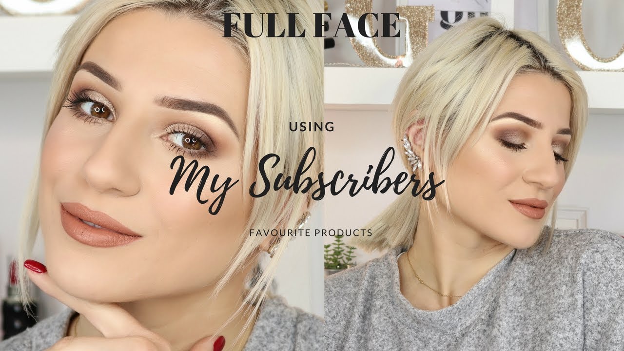 TRYING MY SUBSCRIBERS FAVOURITE MAKEUP PRODUCTS! || GIO DREVELI ||