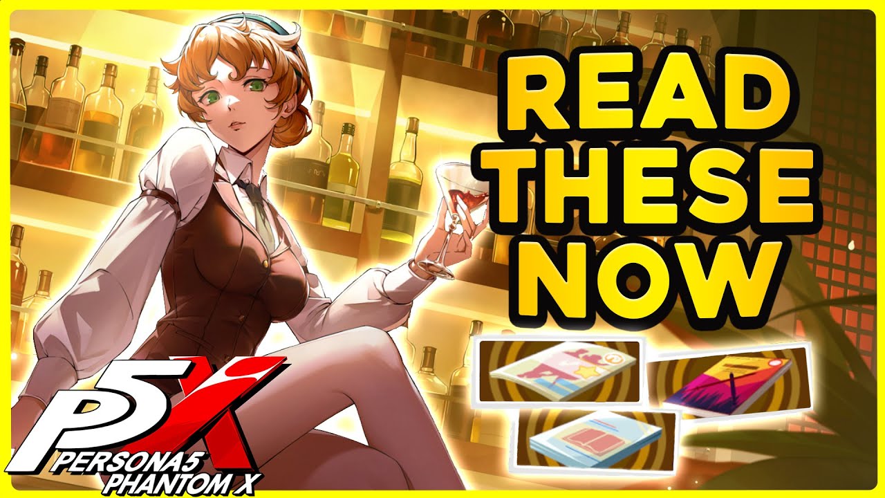 READ THESE BOOKS TO SPEED UP YOUR PROGRESSION - PERSONA 5: THE PHANTOM X