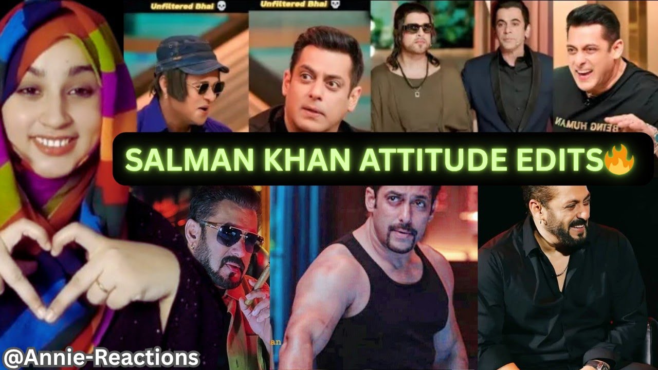 Salman Khan ATTITUDE & FUNNY Edits Reels Reaction || SALMAN KHAN Edits 😱 || SHOCKING REACTION 🔥