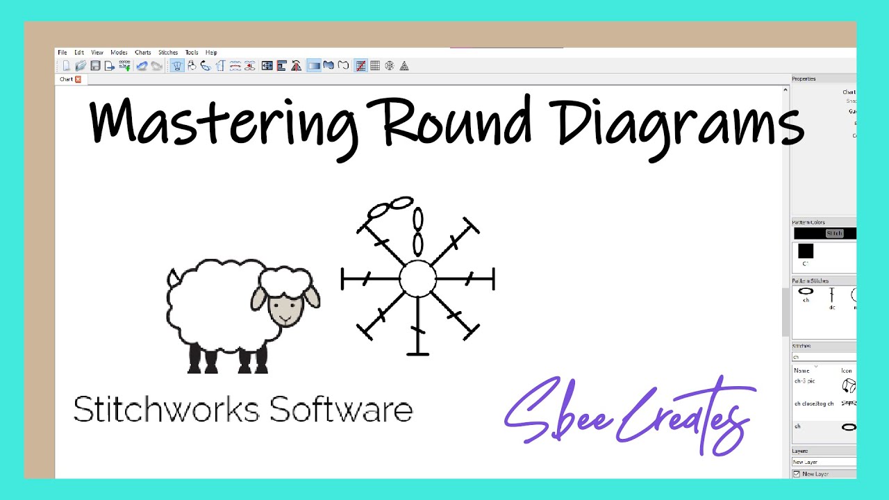 Mastering Round Diagrams- Using Stitchworks Software