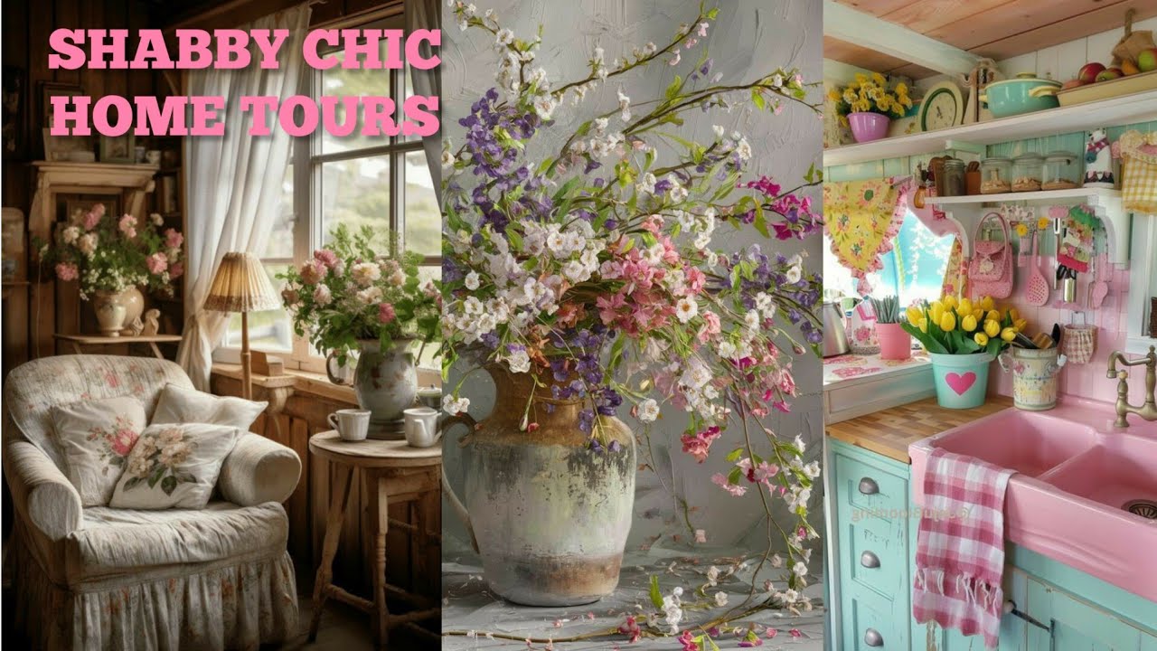 🌷HOME TOUR 🏡: Cottage Shabby Home Interior ~Balance Nostalgic & Innovative Shabby Chic Decor Visions