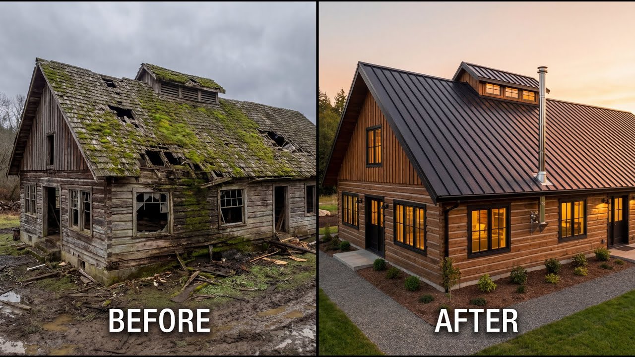 City Guy Left Everything To RESCUE His Family's 1890s Ghost Farm | Total Ruin to Home