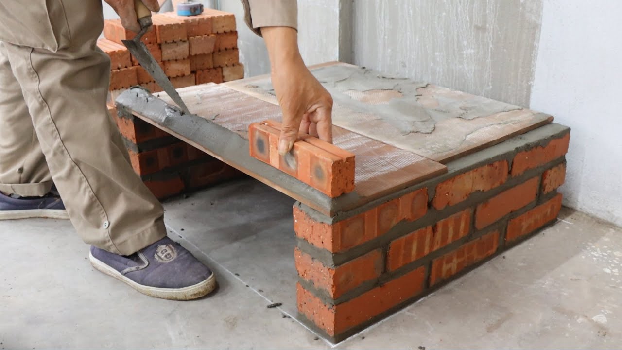Build a simple and beautiful new style pizza oven for the family
