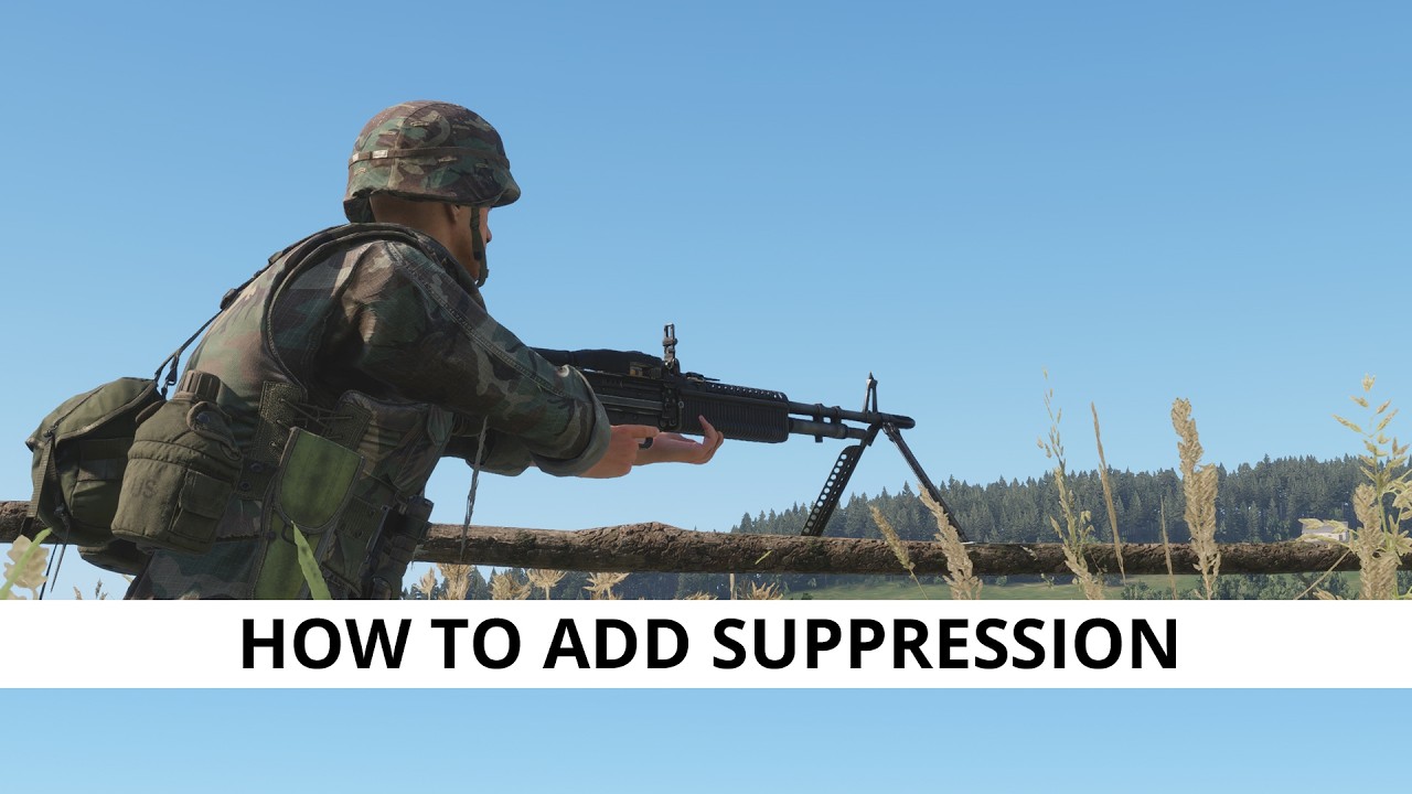 Как добавить подавление звука выстрела | Arma Reforger 1.6