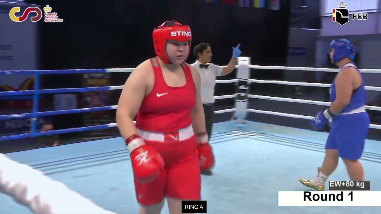 184. (W+80KG) SADYKOVA UMIDA (KAZ)_WON RSC R1 VS SEIITKAHNKYZY PANAR (KAZ)