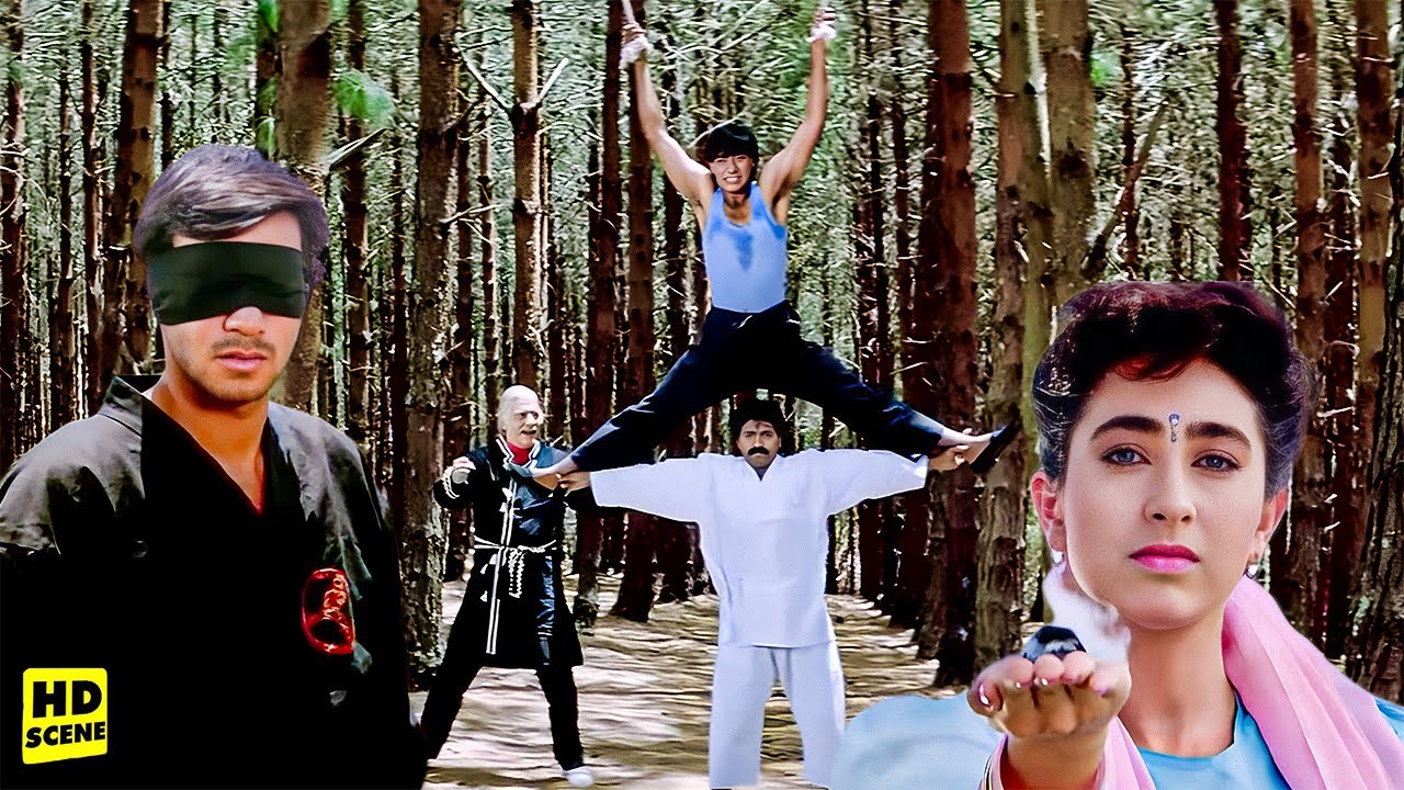 दुश्मन के वार को हवा के काट से पहचान कर मारना है | Ajay Devgan Jigar Movie Action Fight Climax Scene