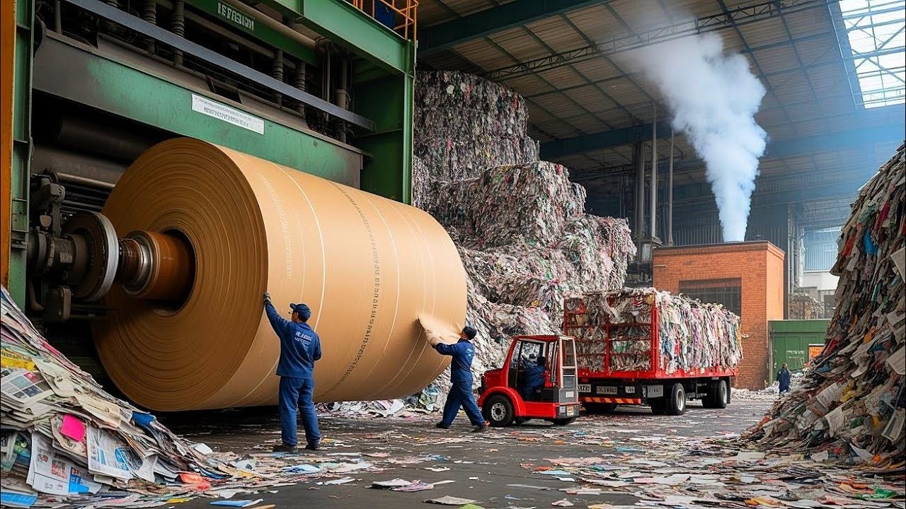 Como é feito o PAPELÃO ondulado | Assim são fabricadas as CAIXAS de papelão 📦