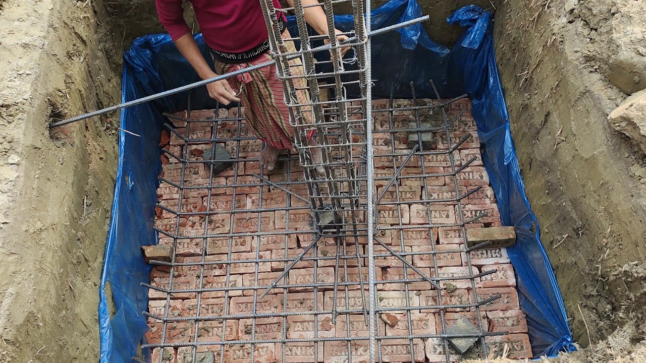৩ তলা ফাউন্ডেশনের কলম কিভাবে সেন্টার করবেন এবং বেশ কত ইঞ্চি ঢালাই দিবেন ড্রয়িং সহ দেখুন||