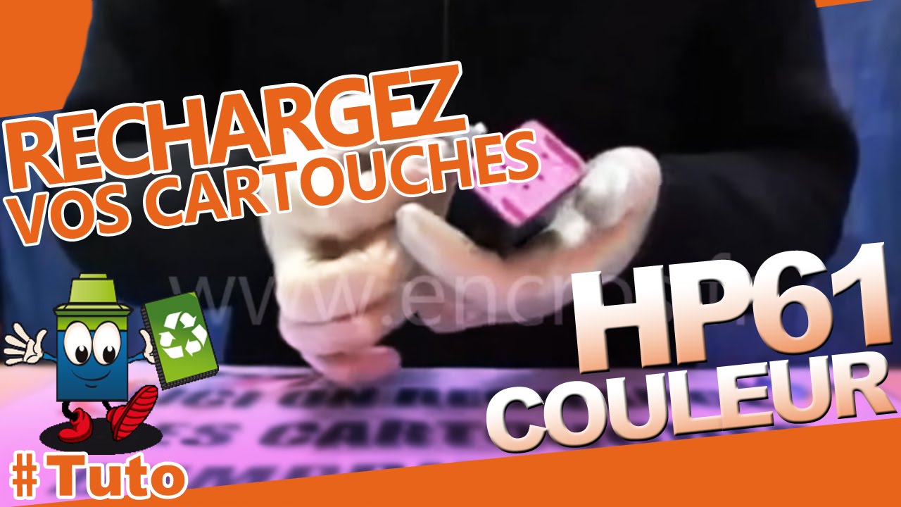 61 HP Cartouche Couleur HP61 : Bien Recharger La Cartouche d'Encre
