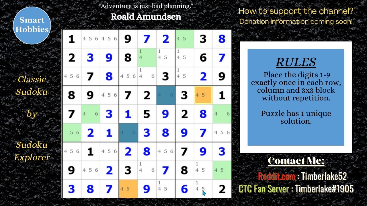 Fun With W-Wings - Sudoku Handmade Classics #30