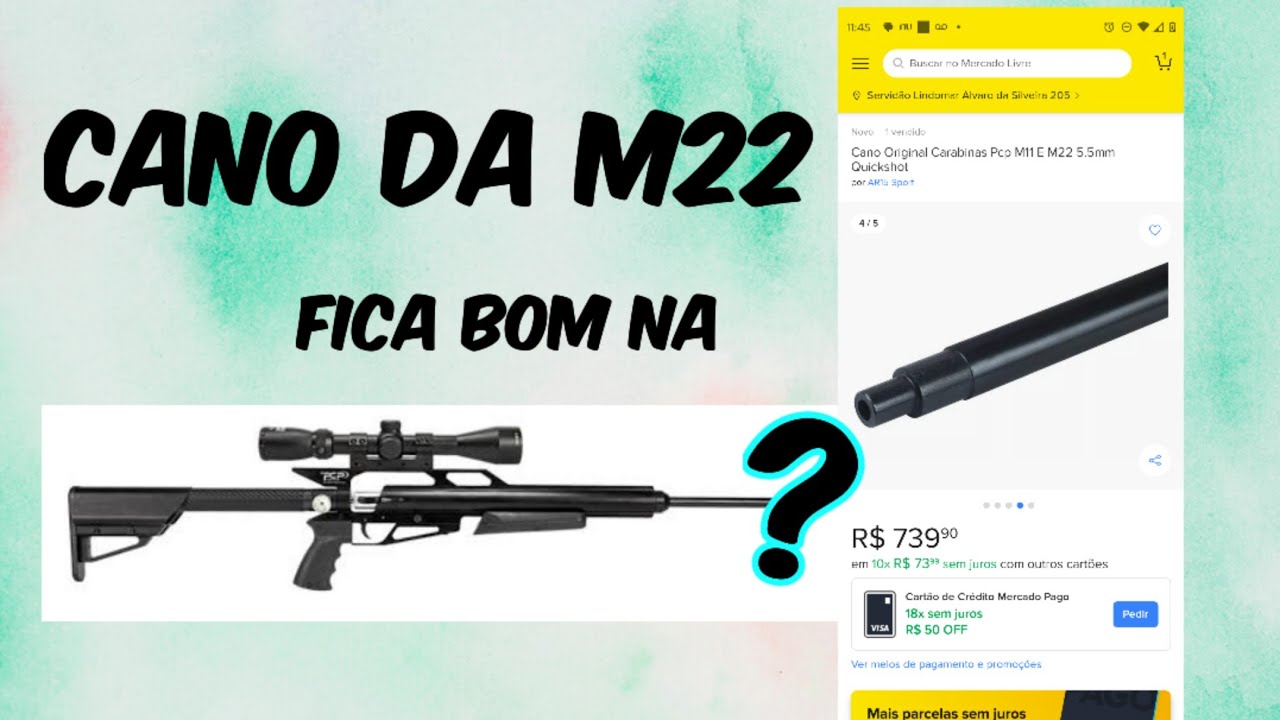 Cano da M22 vale a pena na Custom?