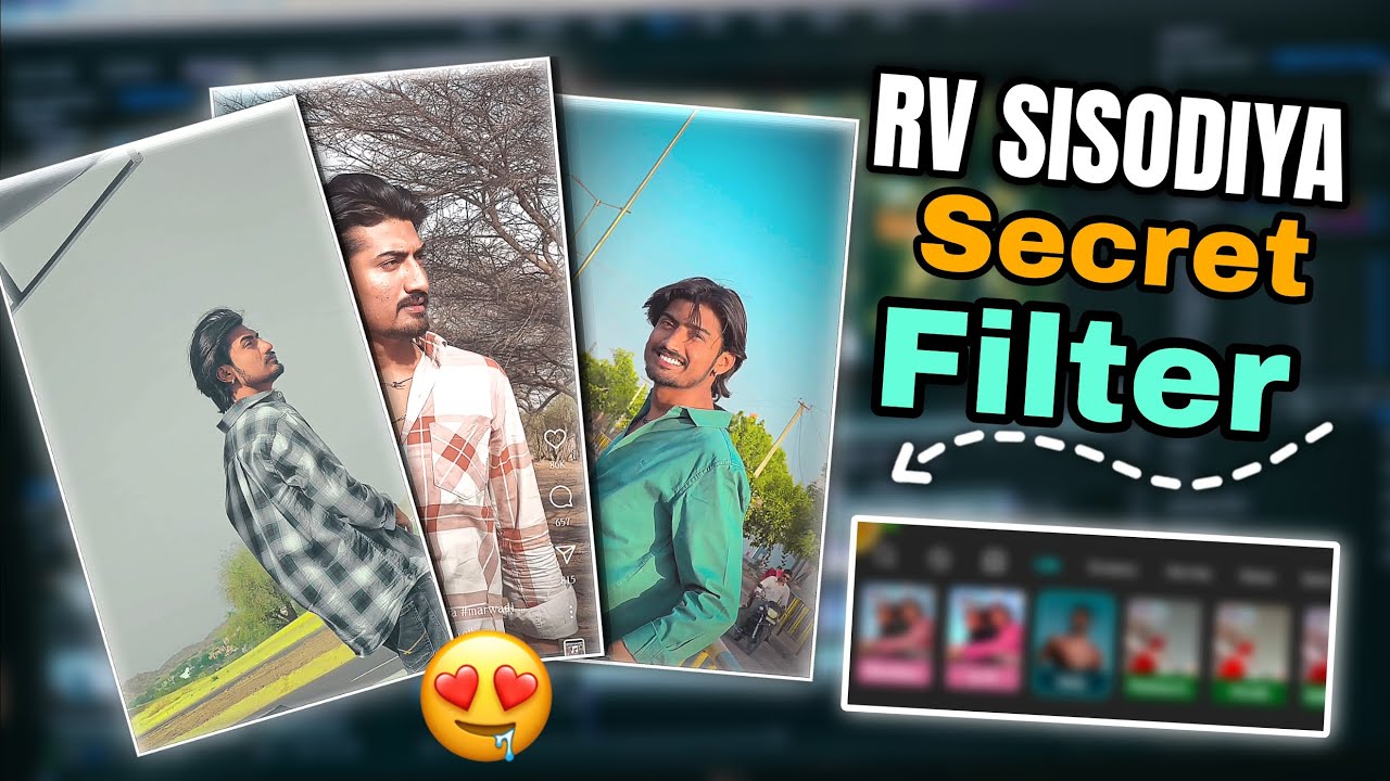 Rv Sisodiya Secret Filter Revile | Rv sisodiya Video Editing