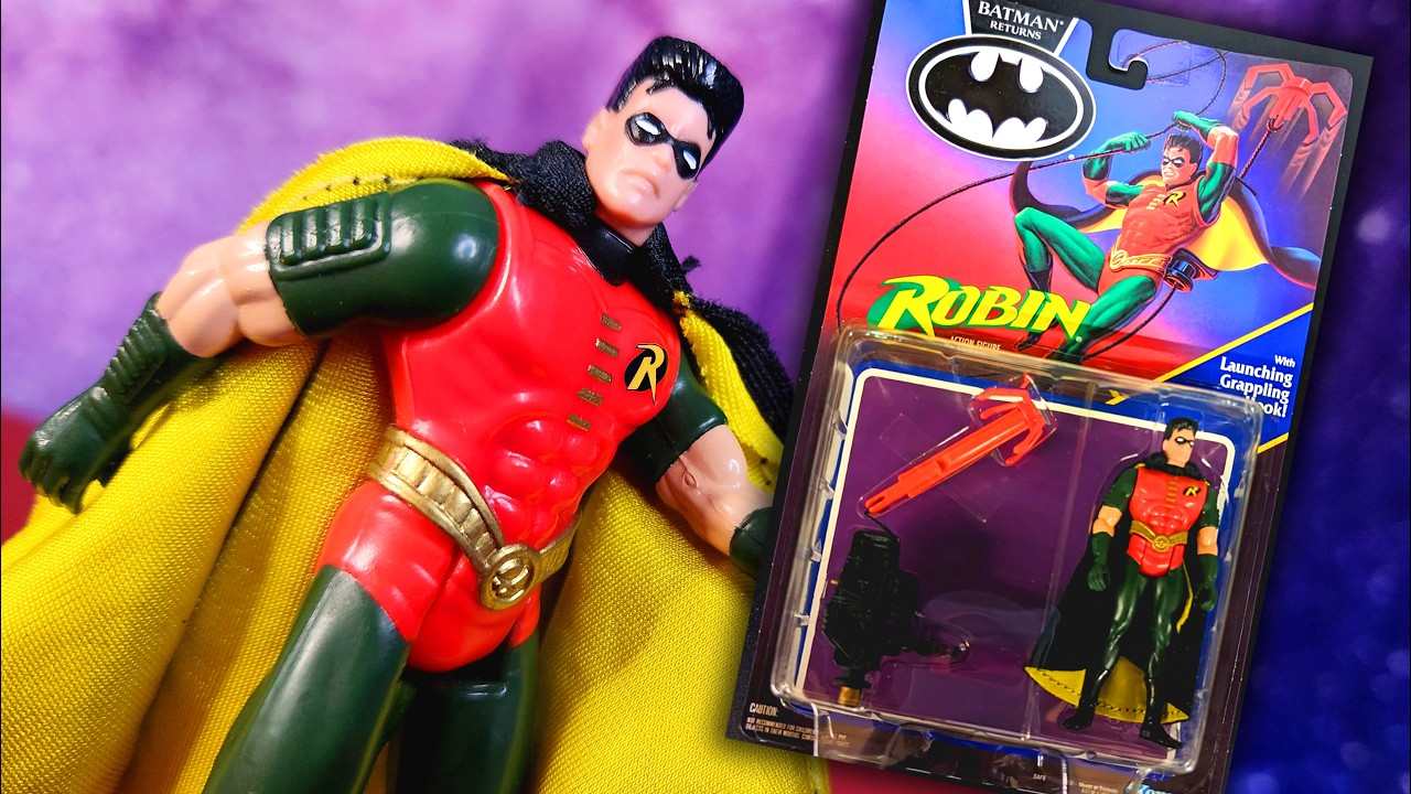 ROBIN in BATMAN RETURNS Kenner 1992 Action Figure Line Review