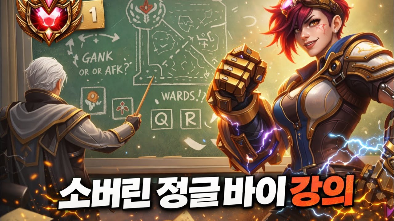 와일드리프트  바이정글 이것만 알면 챌린저는 찍습니다