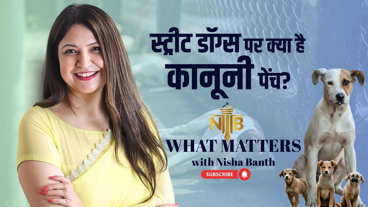 Supreme Court on Stray Dogs: Rights of Humans & Dogs Explained | #WhatMattersWithNishaBanth