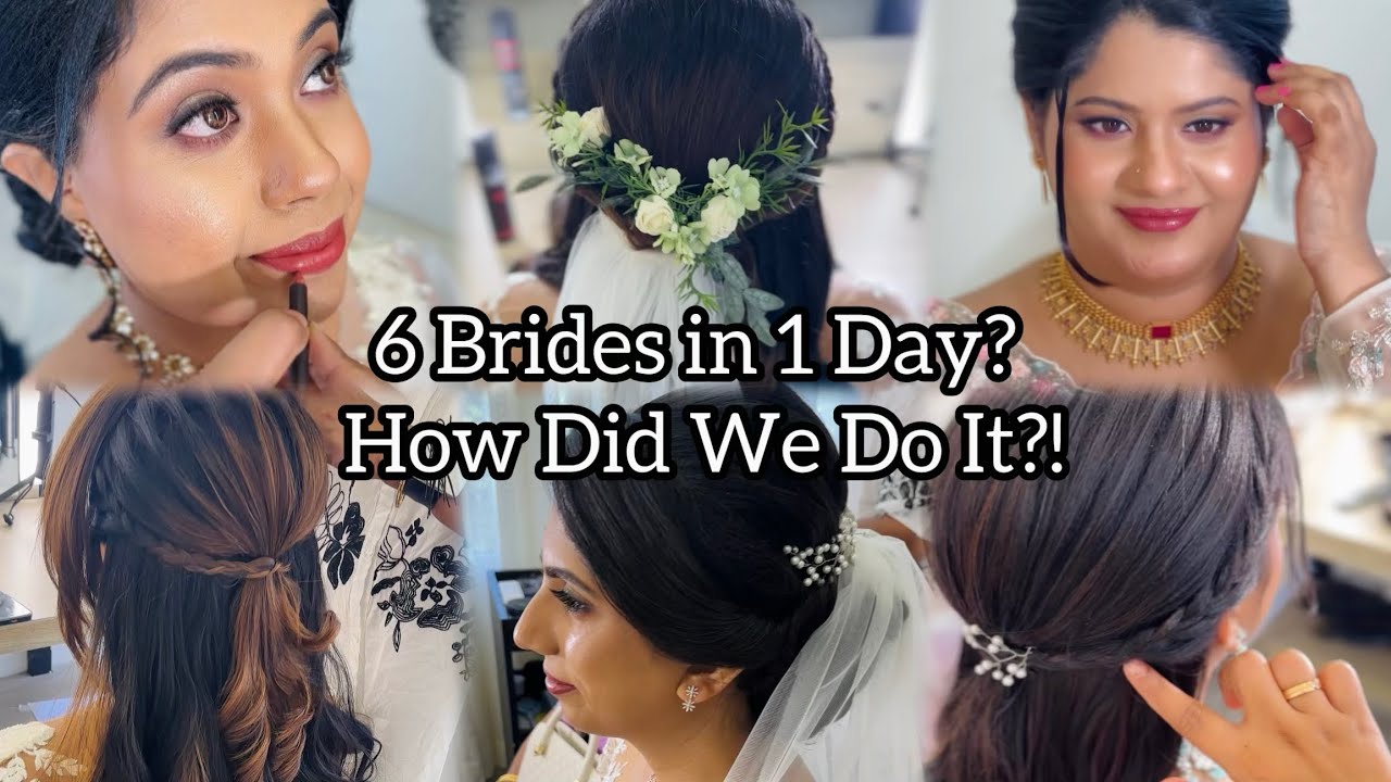 6 Jaw-Dropping Bridal Looks in Just One Day! Guess the Best?
