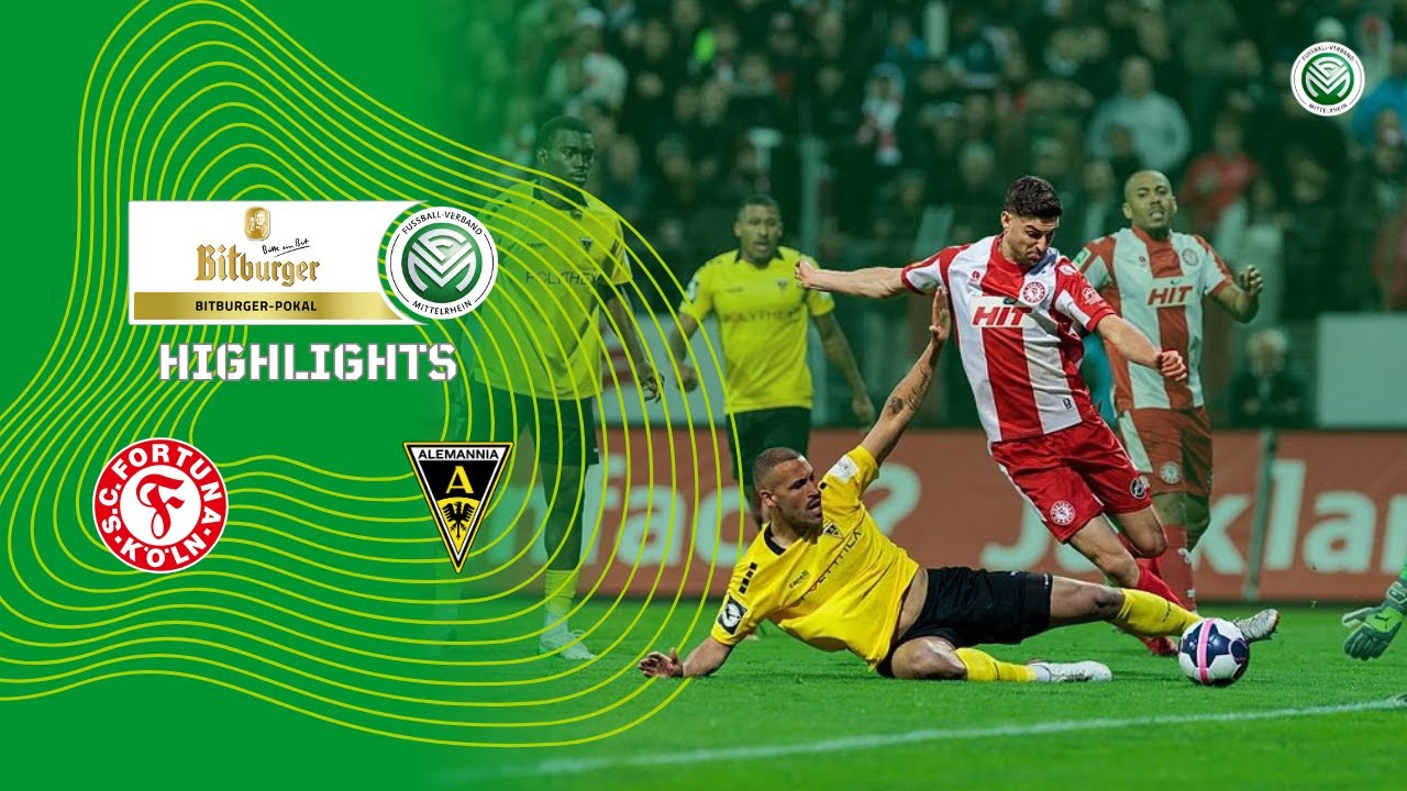 SC Fortuna K&ouml;ln - TSV Alemannia Aachen 0:1 n.V. | Highlights | Bitburger-Pokal 2024/25 | Halbfinale