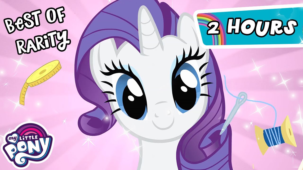 My Little Pony: Friendship is Magic | Rarity BEST Episodes | 2 Hour Compilation | MLP Episodes