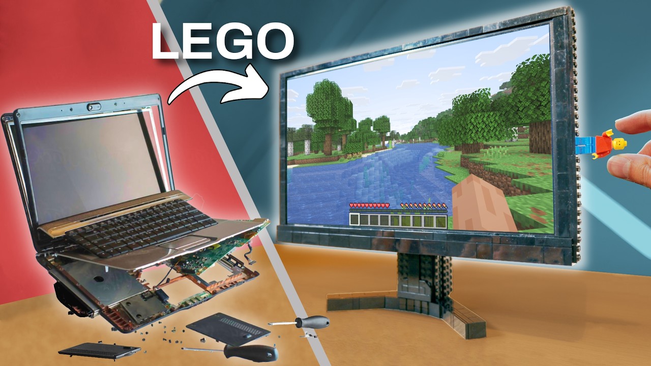 Building a LEGO Computer Monitor