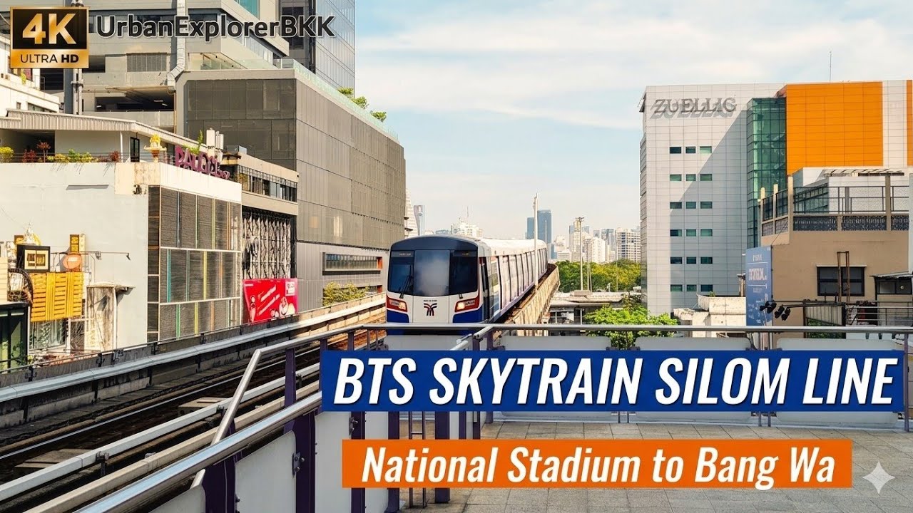 Explore BANGKOK | BTS SKYTRAIN Silom Line (1) | Bangkok Travel Guide