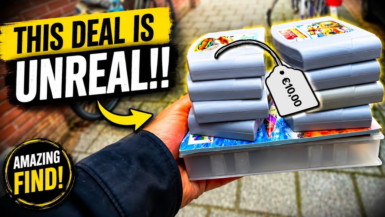 🔥 UNREAL €10 N64 Deal! Flea Market Redemption in Gorinchem!