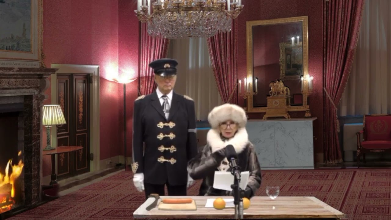 wilhelmina en  haar Adjudant