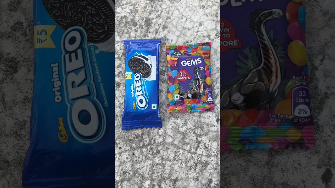 cadbury oreo biscuit🍪 cadbury gems🍬#shorts #youtubeshorts #viral #chocolate