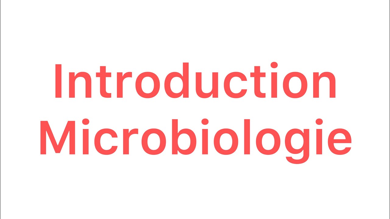 📍 introduction &agrave; la Microbiologie 🔥