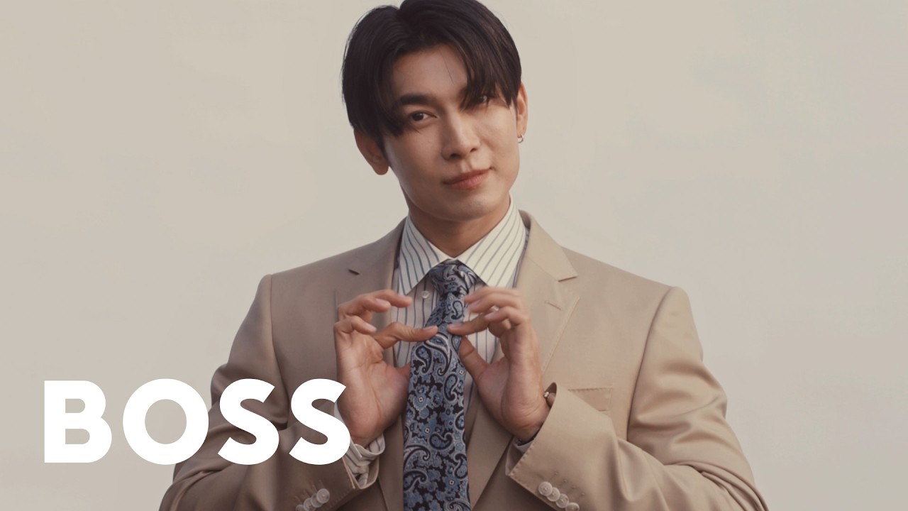 How to tie a tie, ft. Mew Suppasit | Fall/Winter 26 Fashion Show | BOSS