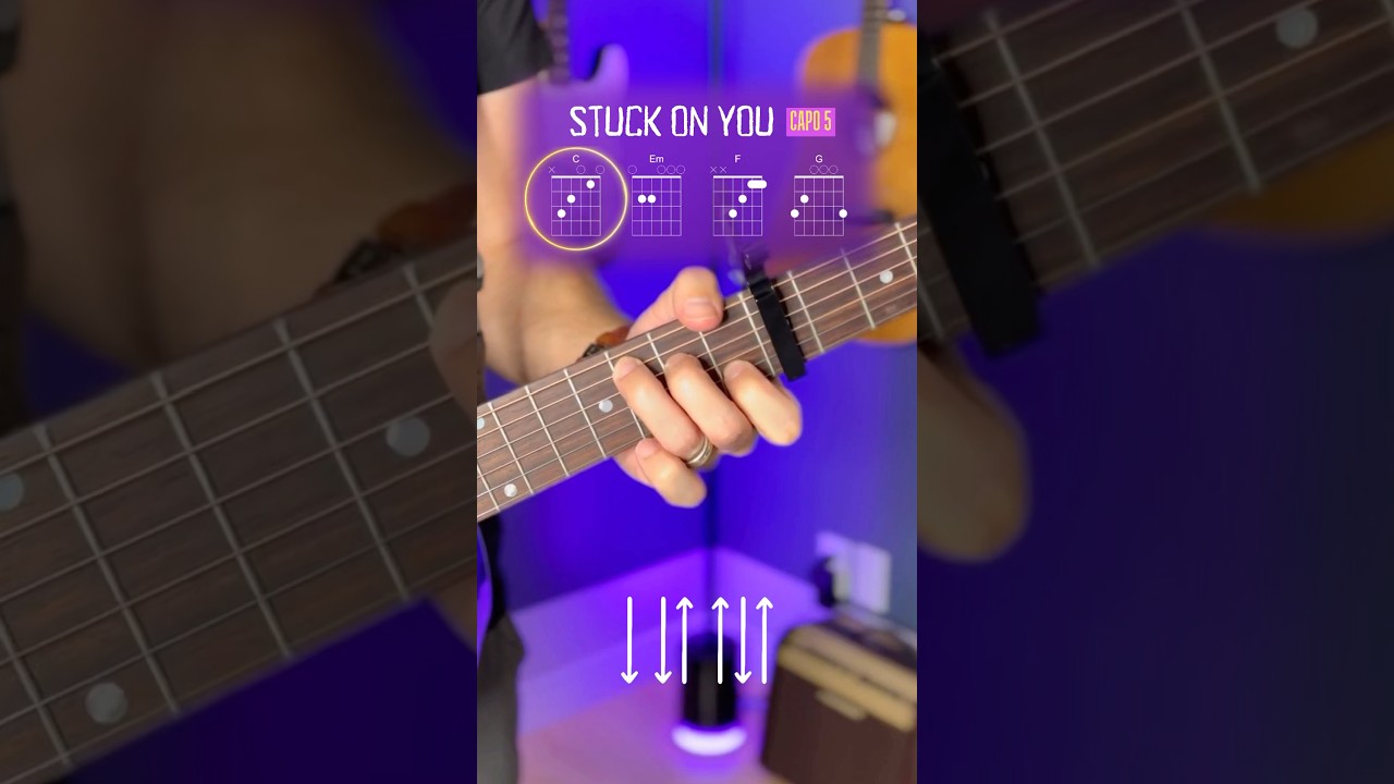 stuck on you (lionel richie) guitar tutorial