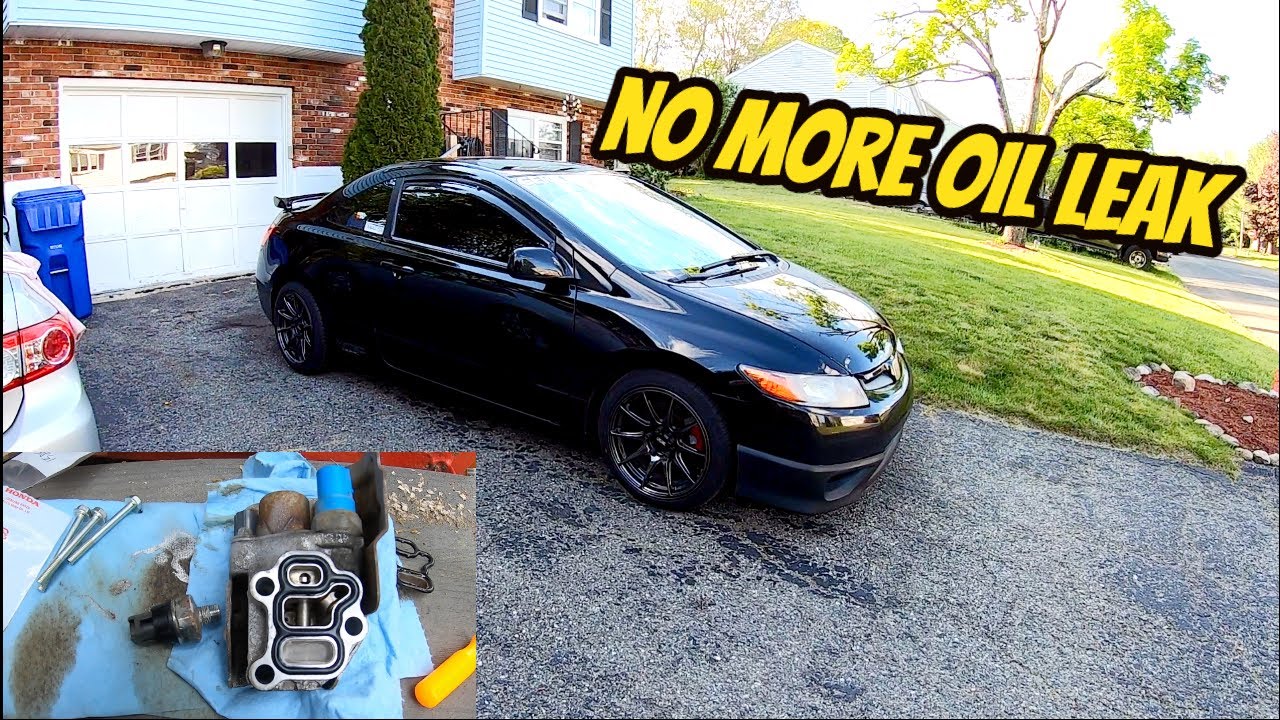 Honda k20 k24 Устранение течи масла своими руками