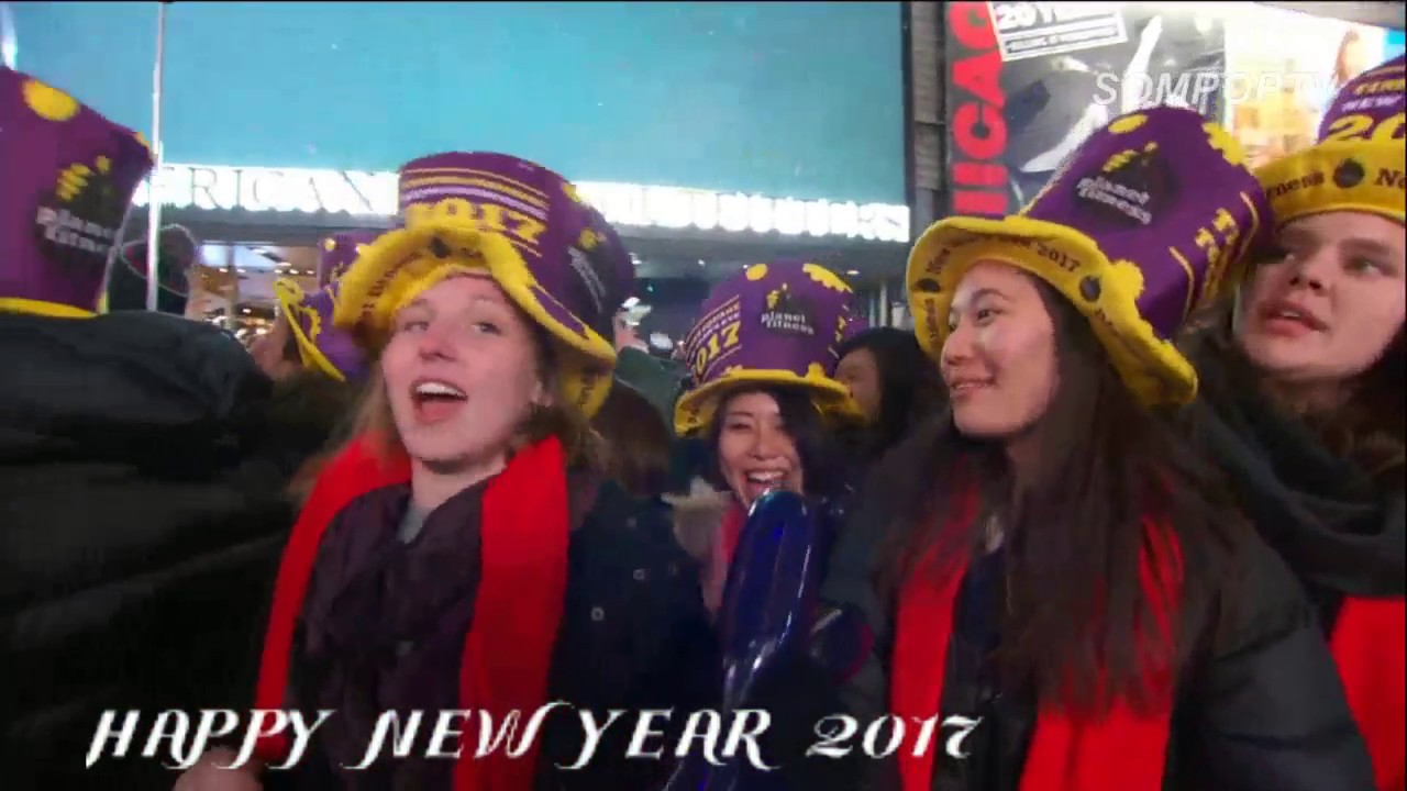 New Year's Eve 2017 Times Square New York Countdown 1 Jan 2017