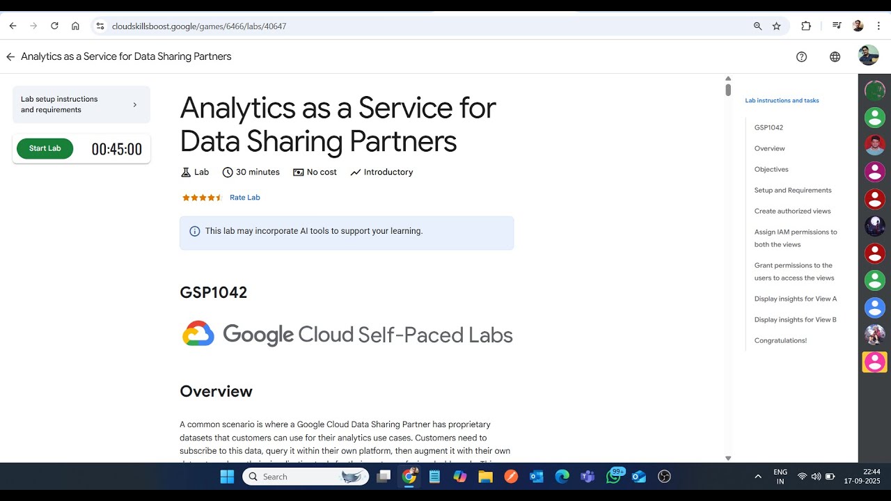 Analytics as a Service for Data Sharing Partners || Lab Solution || Google Cloud Arcade 2025