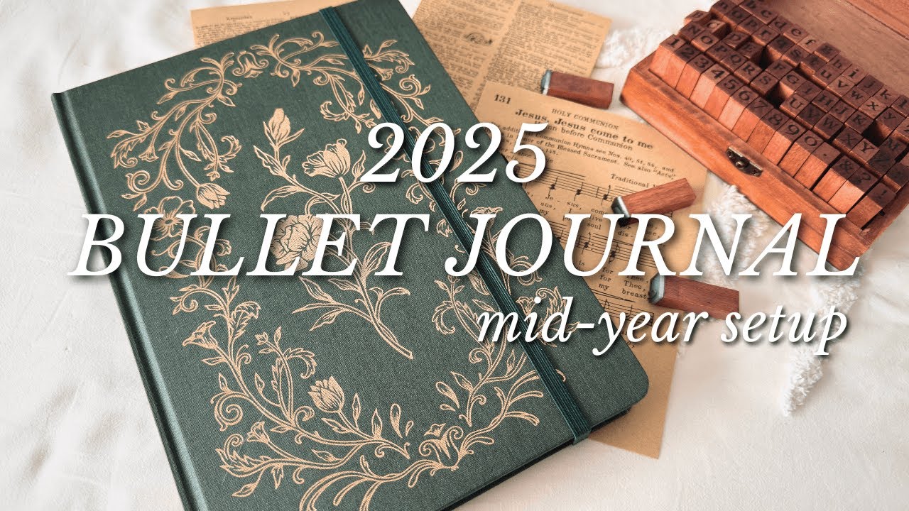 My 2025 Bullet Journal Setup | Mid-year update