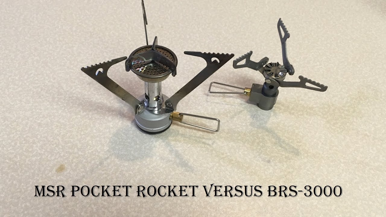 MSR Pocket Rocket versus BRS 3000T