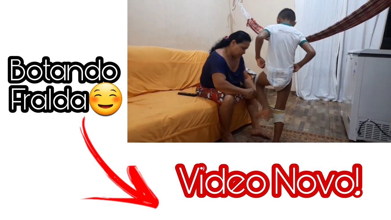 Botando Fralda😊