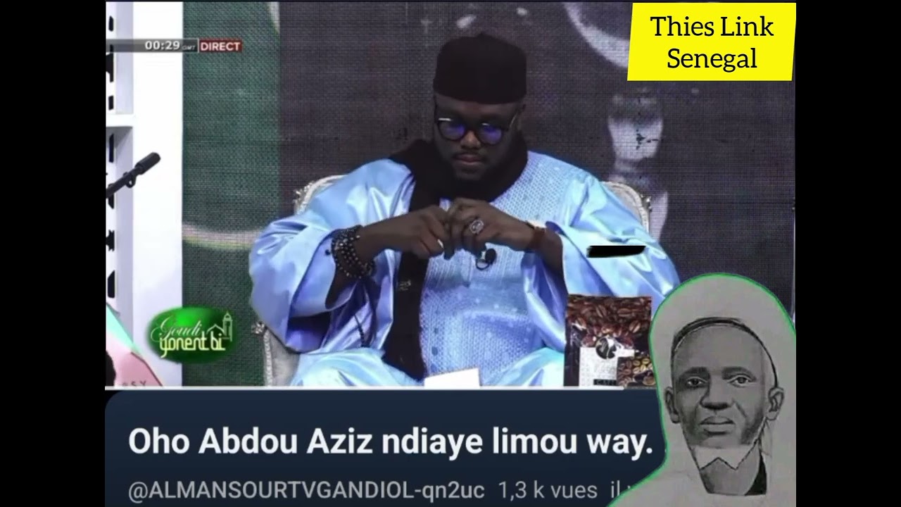 Abdouou Aziz Ndiaye explose le plateau (Gnila Maodo défar les Mouhadame de Maodo c'est incroyable 😱)