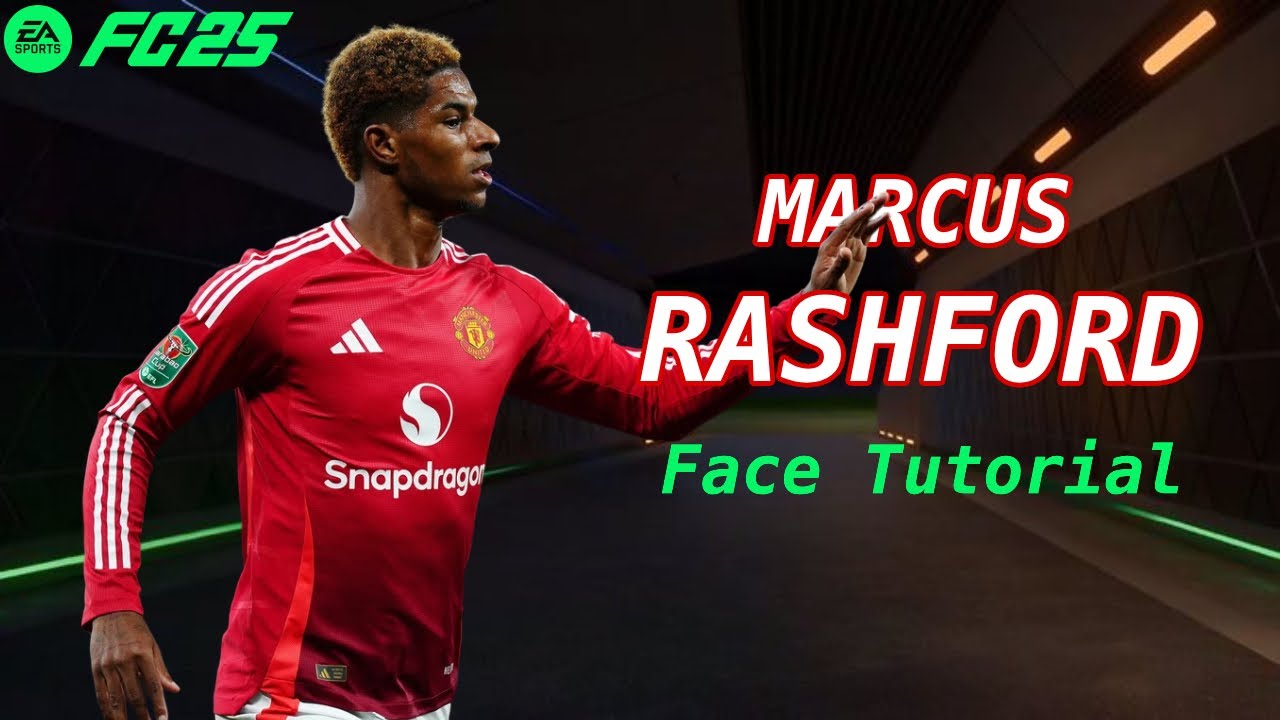 EA FC25 - MARCUS RASHFORD [PROCLUBS FACE LOOKALIKE]